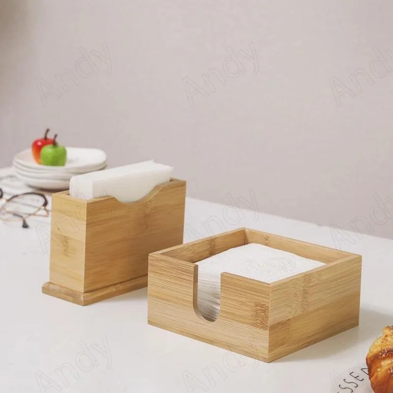 Agar Tissue Culture - 1PC Simple Wooden Tissue Box Cafe